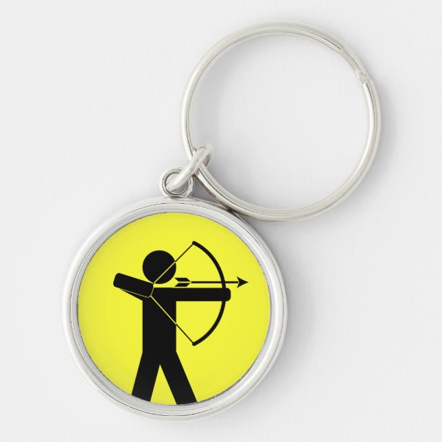 Porte-clés Archer porte - clé - jaune (Devant)