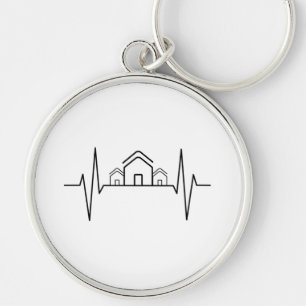 Porte-clés Architecte - Architecte Heartbeat Maisons