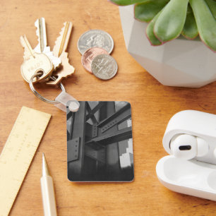 Porte-clés Architecture de gratte-ciel en acier de constructi