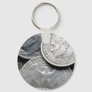 Porte-clés Argent américain