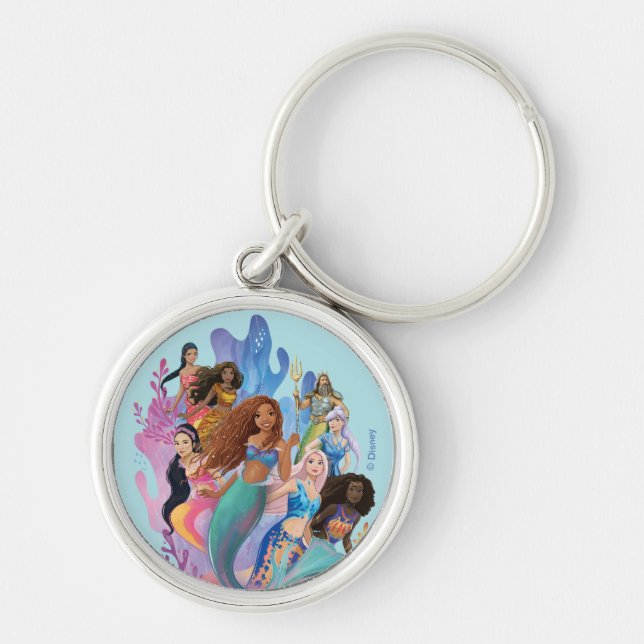 Porte-clés Ariel et sa famille (Devant)