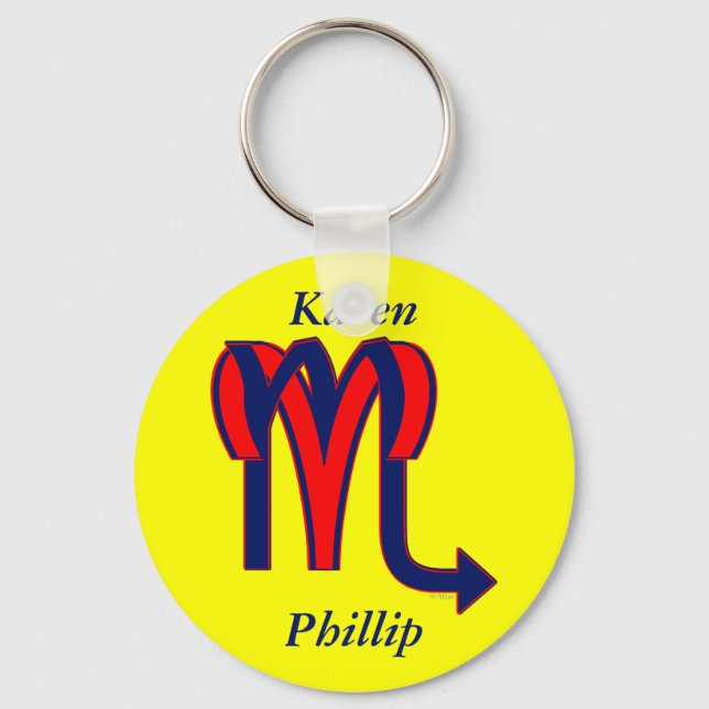 Porte-clés Aries & Scorpio (Recto)