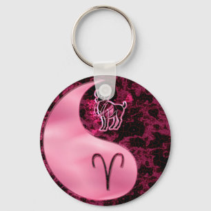 Porte-clés Aries Yin Yang