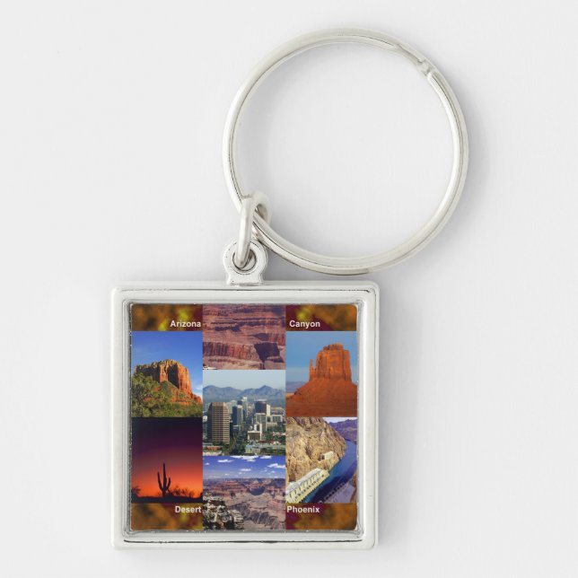 Porte-clés Arizona Desert Collage (Devant)