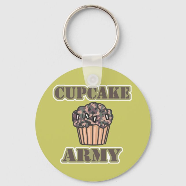 Porte-clés Armée de Cupcakes (Recto)