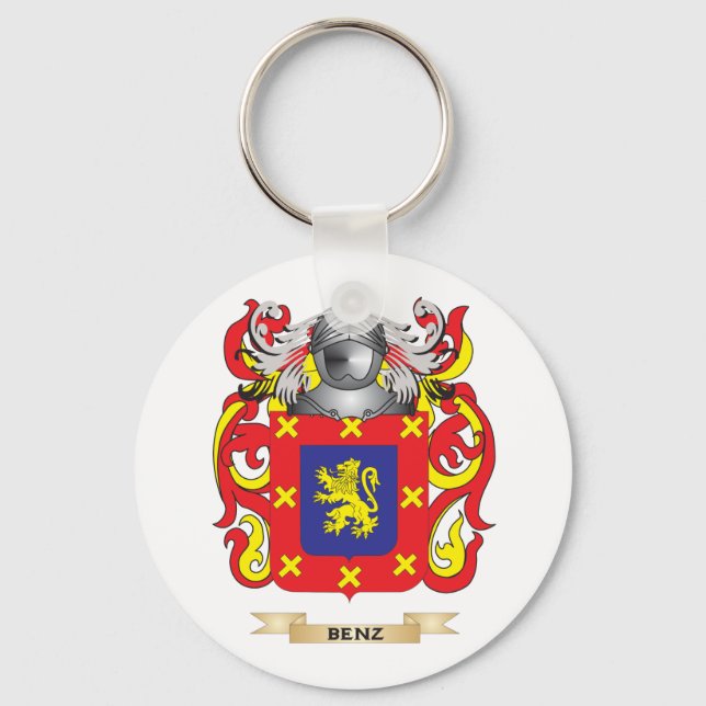 Porte-clés Armoiries de Benz (crête de famille) (Recto)