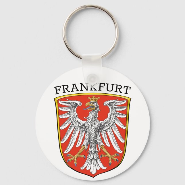 Porte-clés Armoiries de Francfort - ALLEMAGNE (Recto)