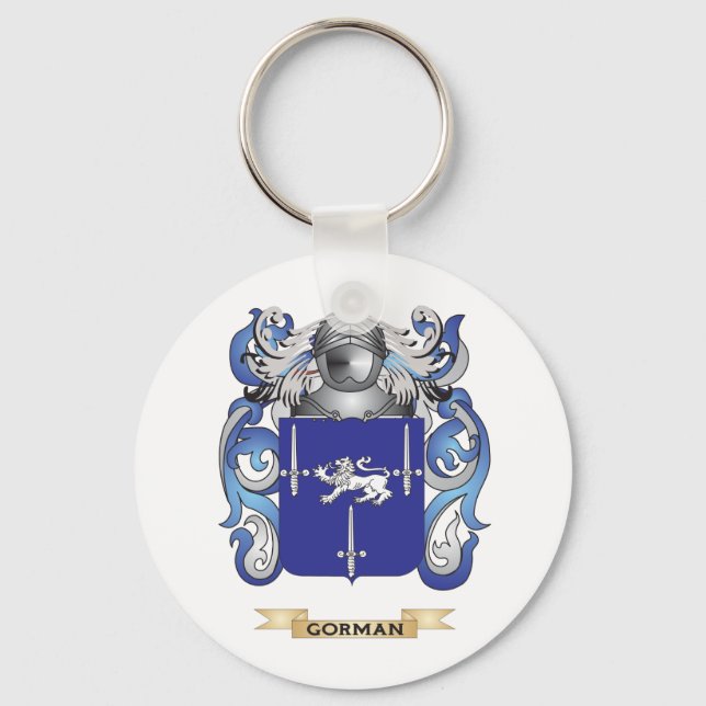 Porte-clés Armoiries de Gorman (crête de famille) (Recto)