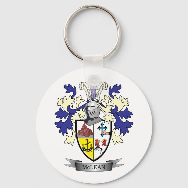 Porte-clés Armoiries de la famille McLean (Recto)