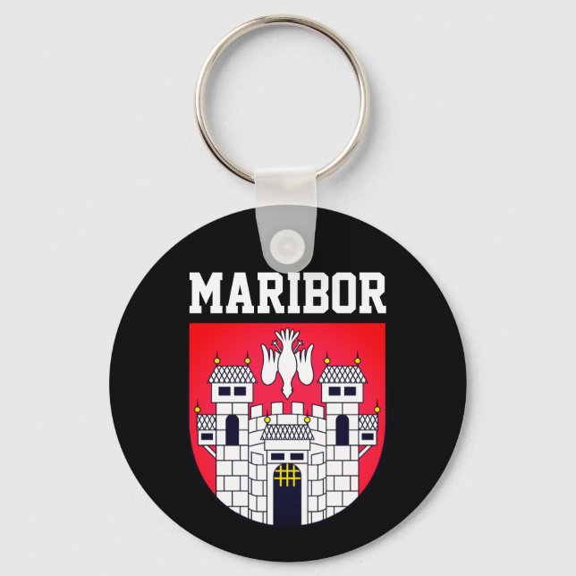 Porte-clés Armoiries de Maribor - SLOVENIE (Recto)