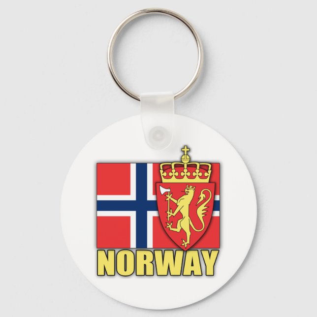 Porte-clés Armoiries de Norvège (Recto)