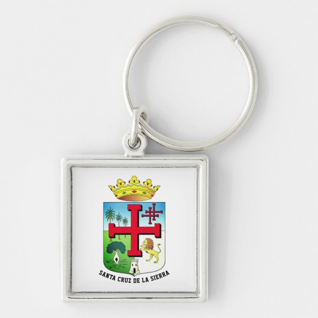 Porte-clés Armoiries de Père Noël Cruz de la Sierra (Bolivie) (Devant)