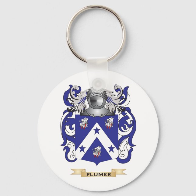 Porte-clés Armoiries de Plumer (Armoiries de famille) (Recto)