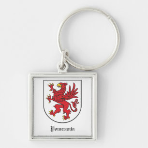 Porte-clés Armoiries de Poméranie Art majestueux du Griffon