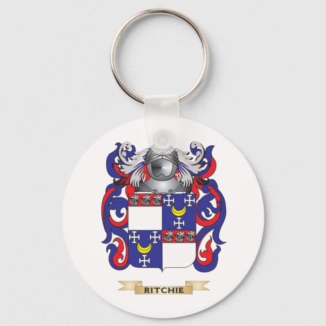 Porte-clés Armoiries de Ritchie (Armoiries de la famille) (Recto)
