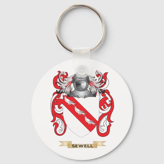 Porte-clés Armoiries de Sewell (crête de famille) (Recto)