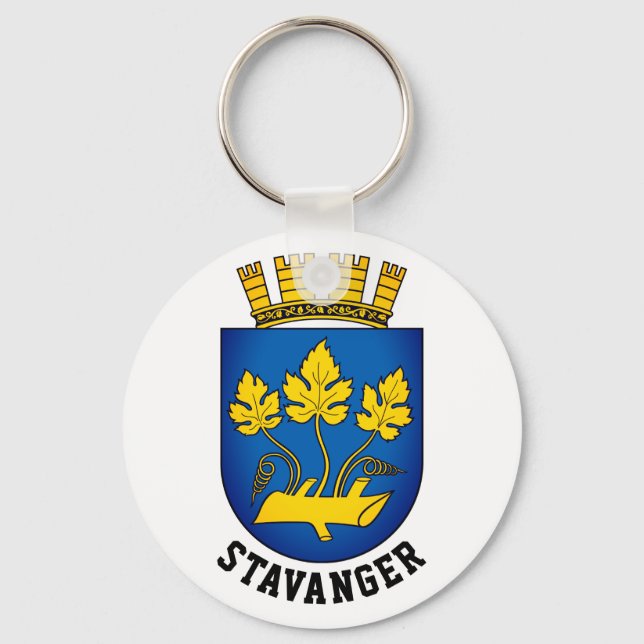 Porte-clés Armoiries de Stavanger, Norvège (Recto)