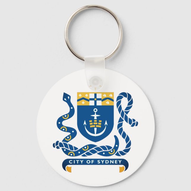 Porte-clés Armoiries de Sydney, Australie Porte - clé (Recto)