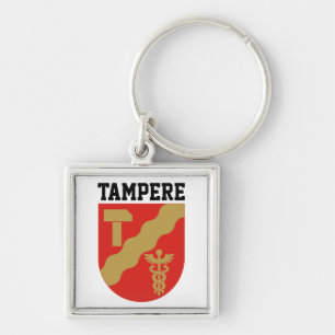 Porte-clés Armoiries de Tampere, Finlande