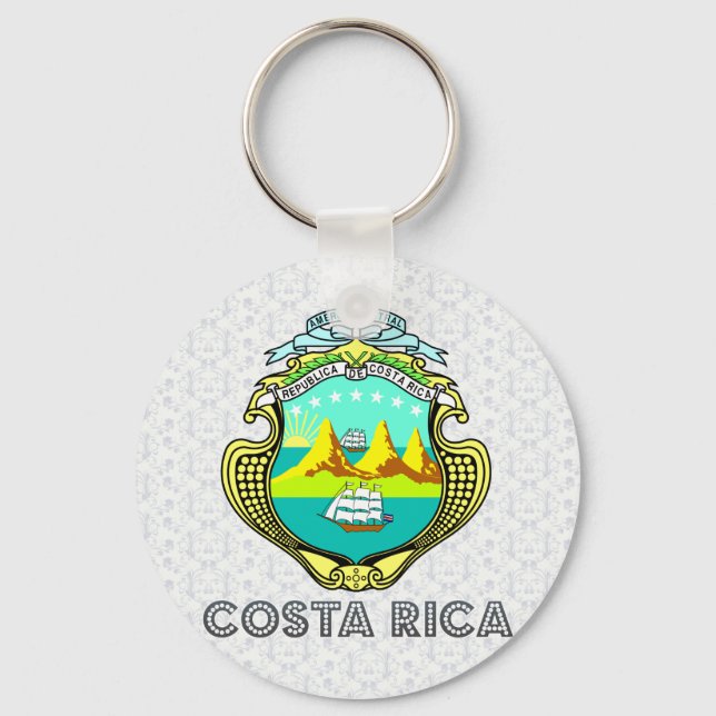 Porte-clés Armoiries du Costa Rica (Recto)