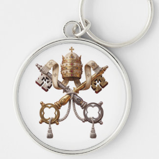 Porte-clés Armoiries du Vatican symbole du drapeau national s