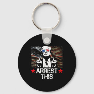 Porte-clés Arrestation de Trump Fingers Pro Trump 2024