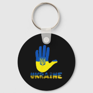 Porte-clés Arrêtez la guerre en Ukraine maintenant 