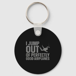 Porte-clés Art de parachutisme pour hommes femmes parachutist