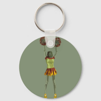 Porte-clés Art de pom-pom girls gothique effrayant