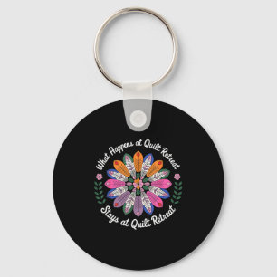 Porte-clés Art de Quiltage Cool Pour Hommes Femmes Couture Am