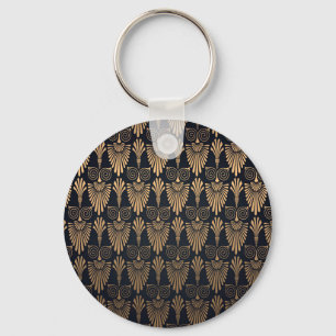 Porte-clés Art Déco Black Gold : Retro.