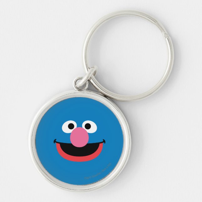 Porte-clés Art du visage de Grover (Devant)