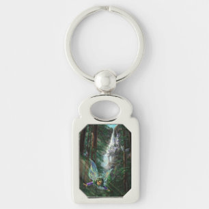 Porte-clés Art fantastique de fées et de châteaux