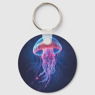 Porte-clés Art fantastique de l'océan de la galaxie rêveuse
