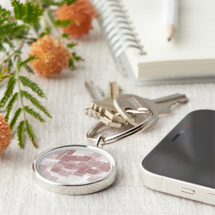 Porte-clés Art géométrique "Soda de raisin"