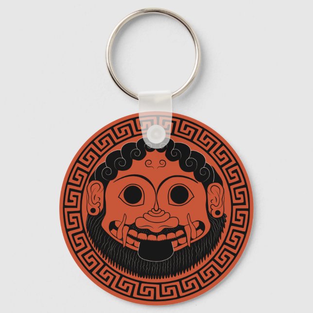 Porte-clés Art grec antique de la méduse (Recto)