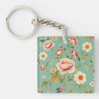 Porte-clés Art Nouveau Floral - Vivre en pleine floraison