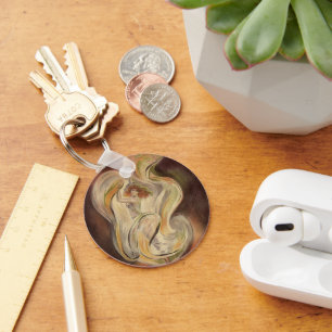 Porte-clés Art Nouveau vintage, La Loie Fuller, danseuse mode