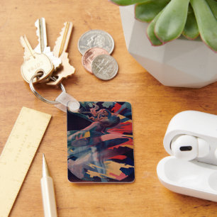 Porte-clés Art nouveau vintage, Loie Fuller aux Folies Berger