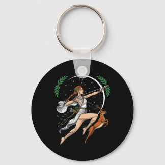 Porte-clés Artémis Déesse Grecque De La Chasse Grèce Ancienne
