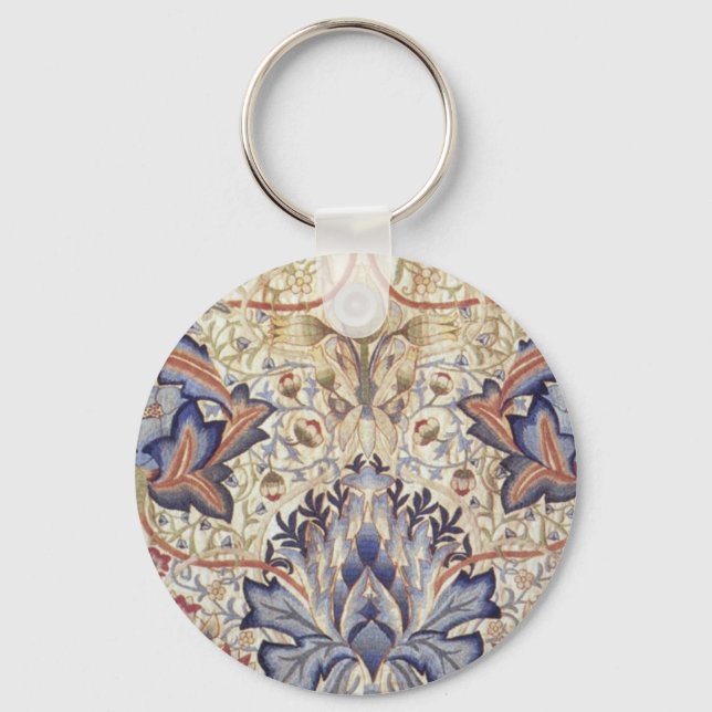 Porte-clés Artichoke Design par William Morris (Recto)