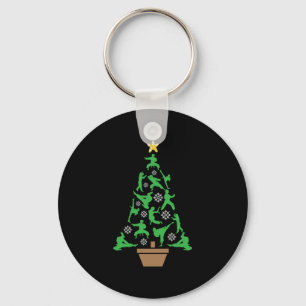 Porte-clés Arts martiaux féminins - Karate Arbre de Noël pour