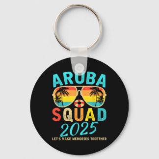 Porte-clés Aruba Squad 2025 Vacation Friends Family Matching 