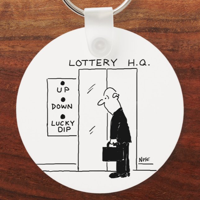 Porte-clés Ascenseur ou ascenseur dans une caricature du sièg (Créateur téléchargé)