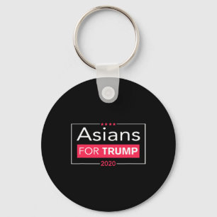 Porte-clés Asiatiques pour Trump Républicains Américains Patr