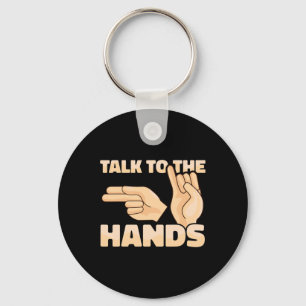 Porte-clés ASL Parler à la main American Sign Language 2