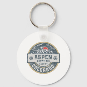 Porte-clés Aspen Colorado Montagnes Rocheuses Le Camping Rand
