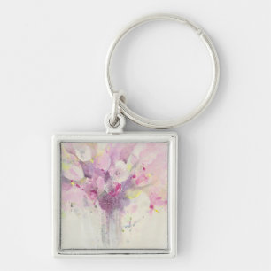 Porte-clés Assez au printemps bouquet rose mou de  