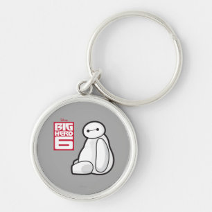 Porte-clés Assis Baymax Sideways