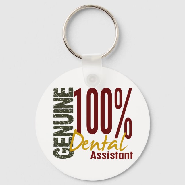 Porte-clés Assistant dentaire authentique (Recto)